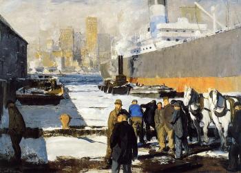 George Bellows : Men of the Docks